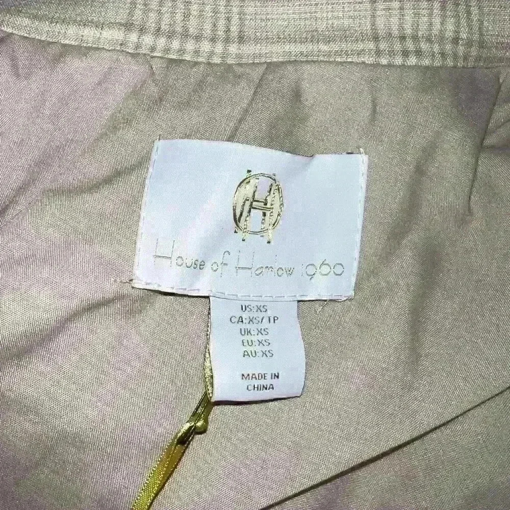 House of Harlow 1960 Beige Blazer XS - Picture 6 of 7